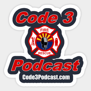 Code 3 Podcast Sticker